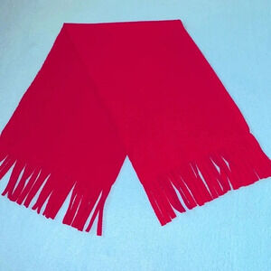 Unbranded scarf hot pink fringe